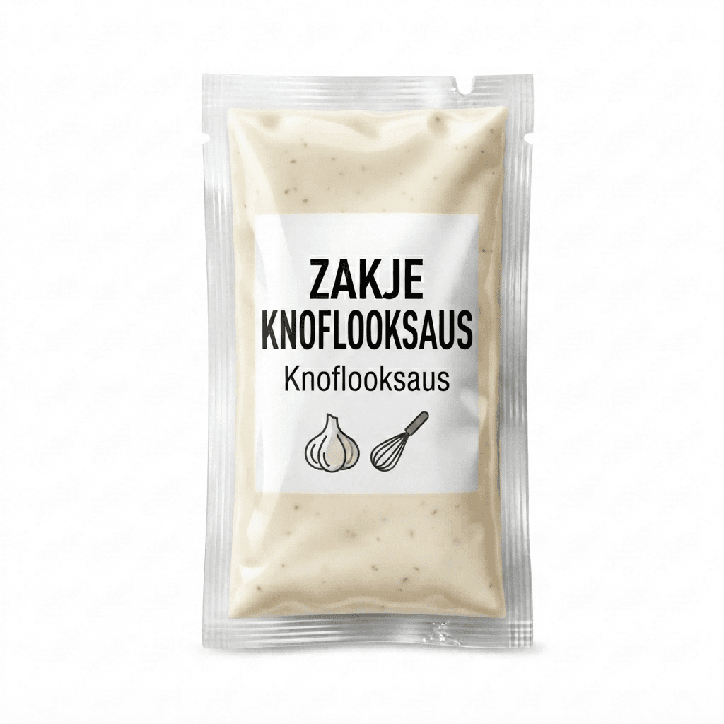 Zakje knoflooksaus